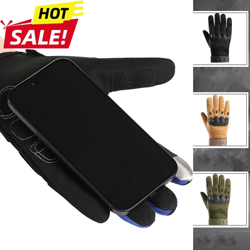 Motorcycle Glove Knuckle - قفازات دراجات نارية جديدة مضادة للانزلاق،