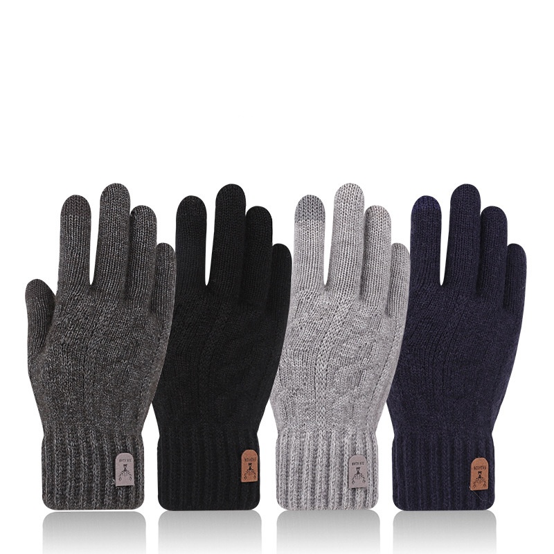 Wool Glove Lined - قفازات رجالية شتوية دافئة مصنوعة من