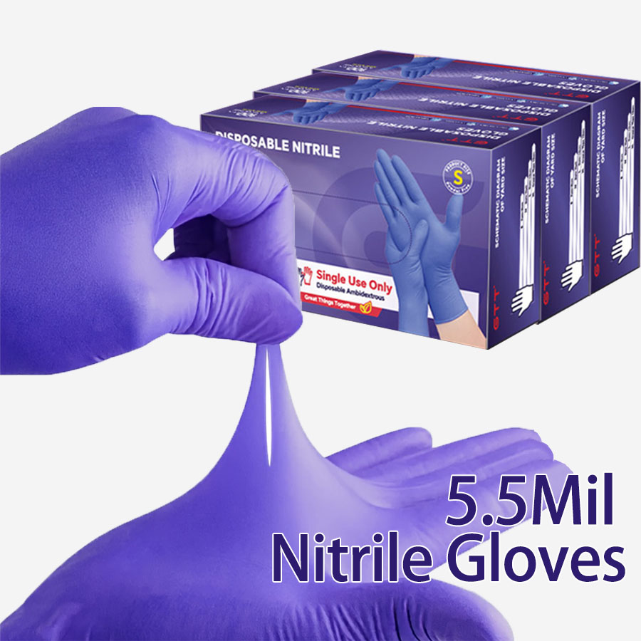 200 قطعة قفازات نيتريل للاستخد - مراجعة Exam Glove Nitrile وسعره