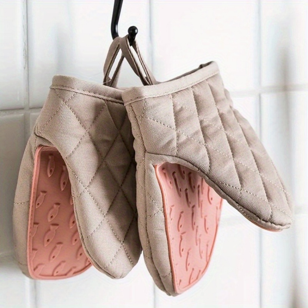 قفازات سيليكون على شكل سمكة مق - مراجعة Oven Mitt Silicone وسعره