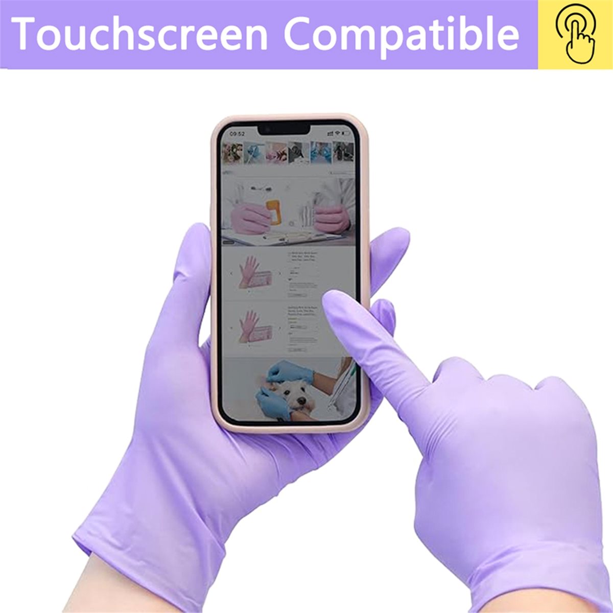 قفازات نيتريل A78I للاستخدام م - مراجعة Exam Glove Nitrile وسعره