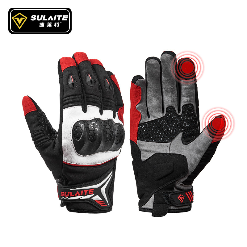 قفازات دراجات نارية من سولايت  - مراجعة Motorcycle Glove Knuckle وسعره
