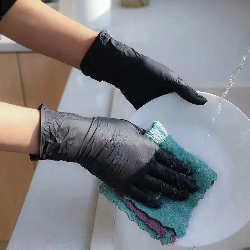 قفازات نتريل سوداء للاستخدام ا - مراجعة Nitrile Mechanic Glove وسعره