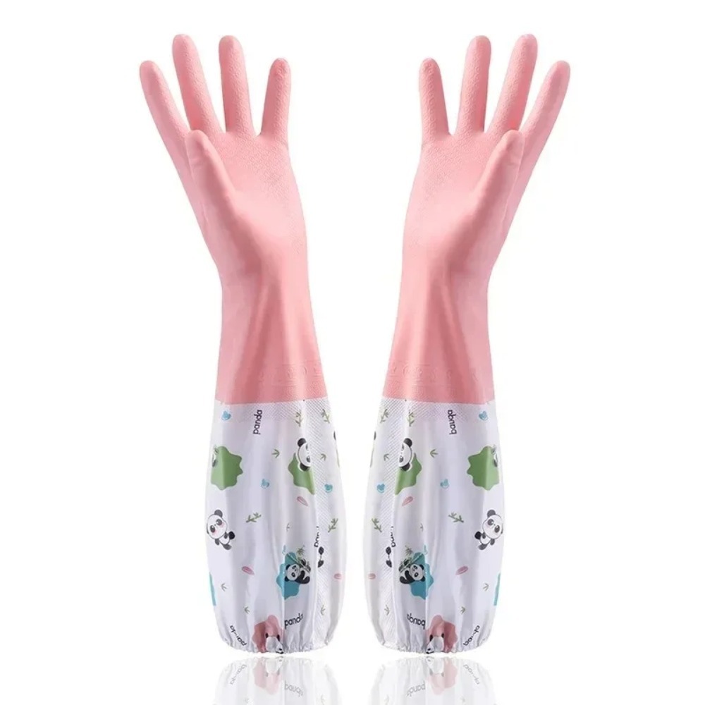 قفازات مطاطية مقاومة للماء للن - مراجعة Dish Glove Rubber وسعره