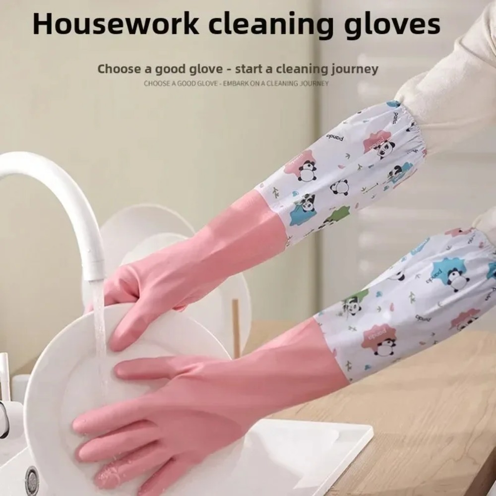 قفازات مطاطية مقاومة للماء للن - مراجعة Dish Glove Rubber وسعره