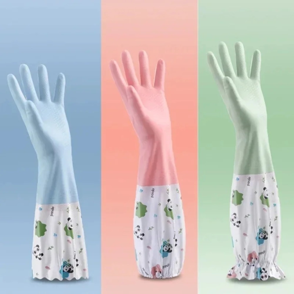 قفازات مطاطية مقاومة للماء للن - مراجعة Dish Glove Rubber وسعره