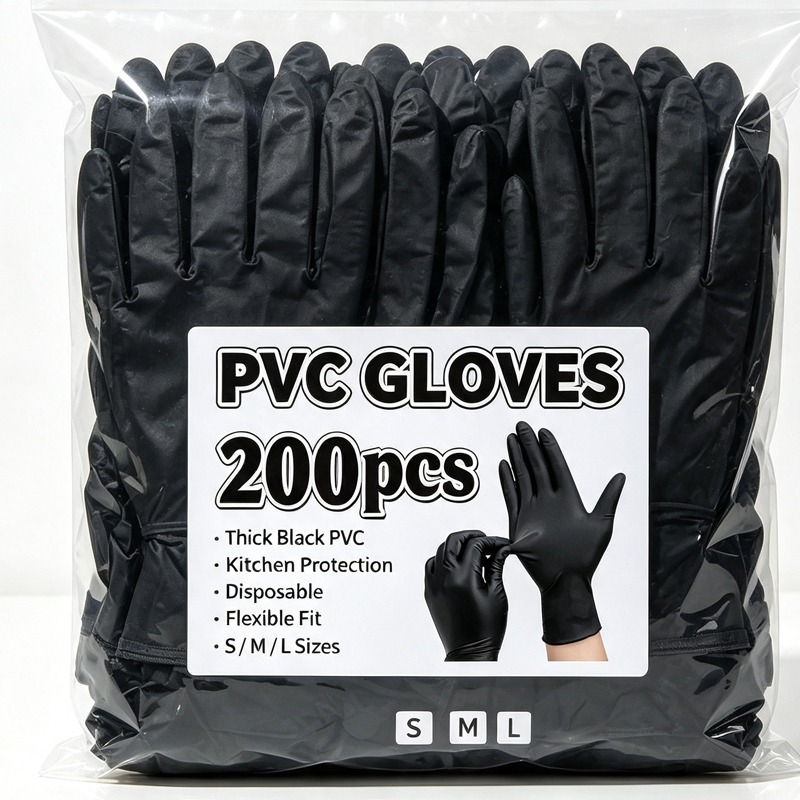 قفازات سوداء للاستخدام مرة واح - مراجعة Latex Disposable Glove وسعره