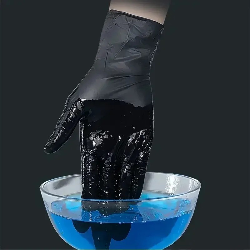 قفازات سوداء للاستخدام مرة واح - مراجعة Latex Disposable Glove وسعره