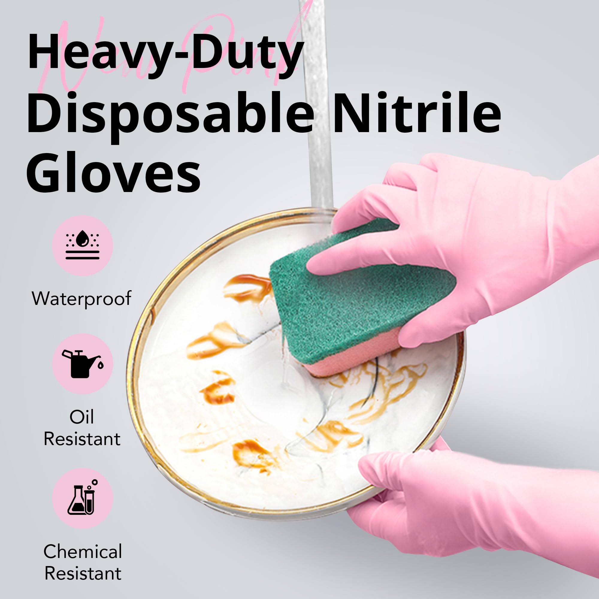 قفازات تنظيف النتريل القابل لل - مراجعة Exam Glove Nitrile وسعره