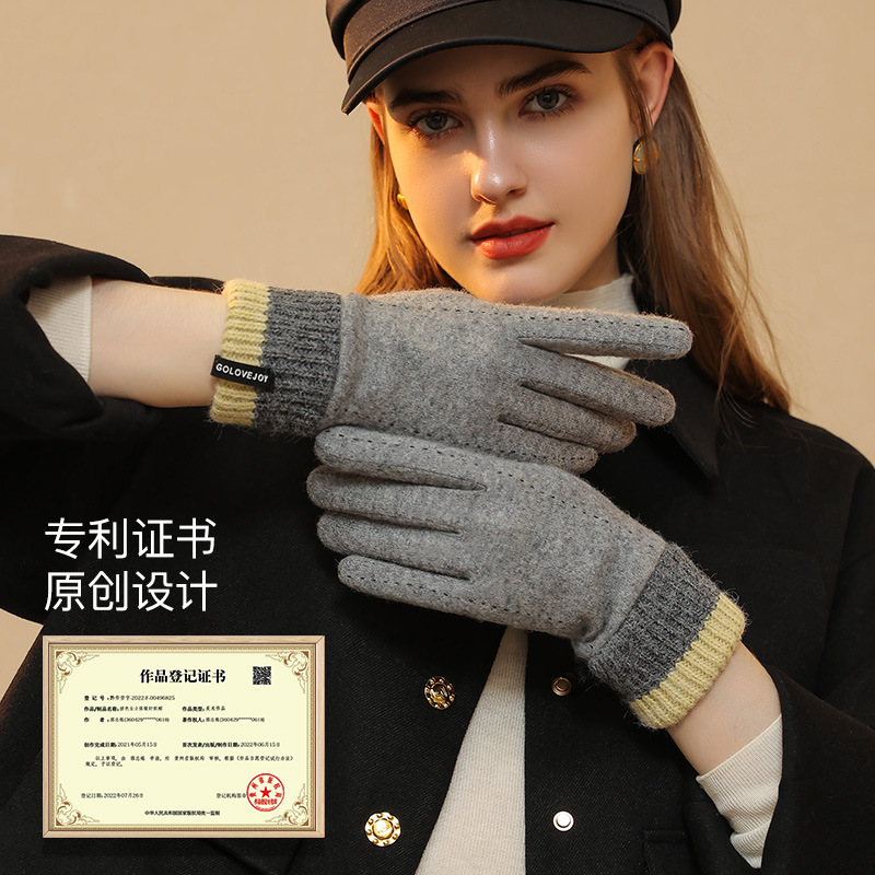 قفازات شتوية جديدة للنساء، مقا - مراجعة Wool Glove Lined وسعره