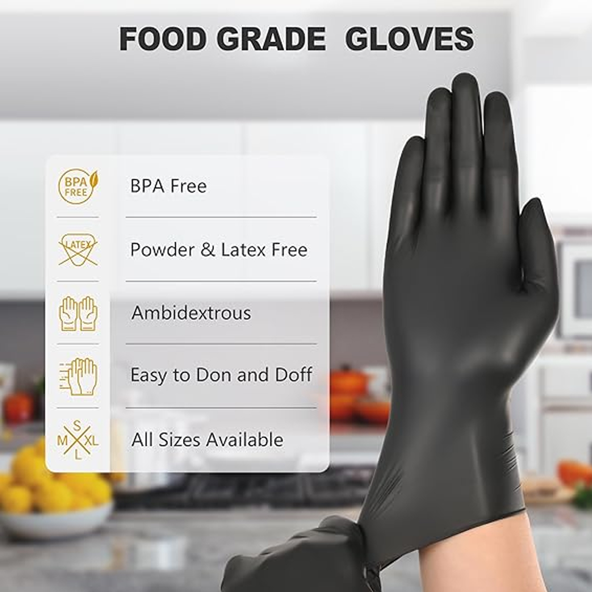 قفازات نتريل سوداء متينة للاست - مراجعة Nitrile Mechanic Glove وسعره