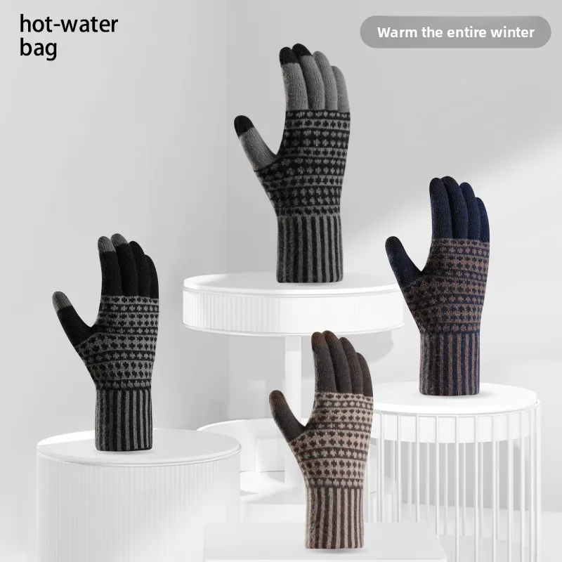 قفازات شاشة لمس جديدة للرجال،  - مراجعة Wool Glove Lined وسعره