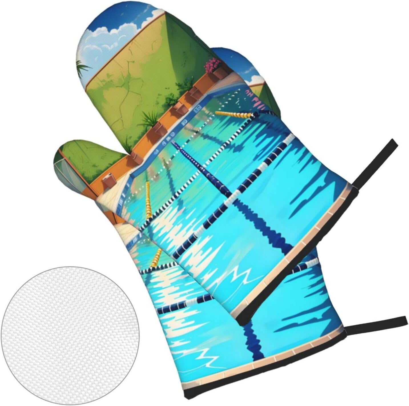 قفازات فرن فلامنغو وحمام السبا - مراجعة Oven Mitt Silicone وسعره
